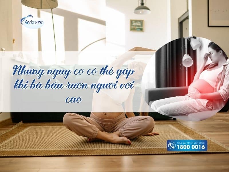 Những nguy cơ có thể gặp khi bà bầu rướn người với cao
